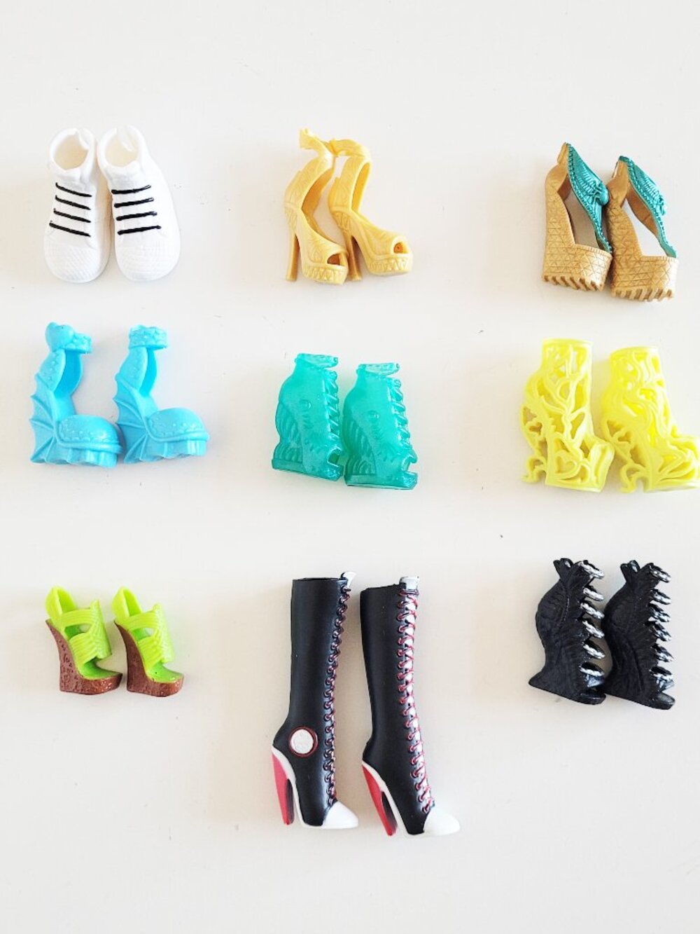Monster High and Other Brand Lot of Shoes 2